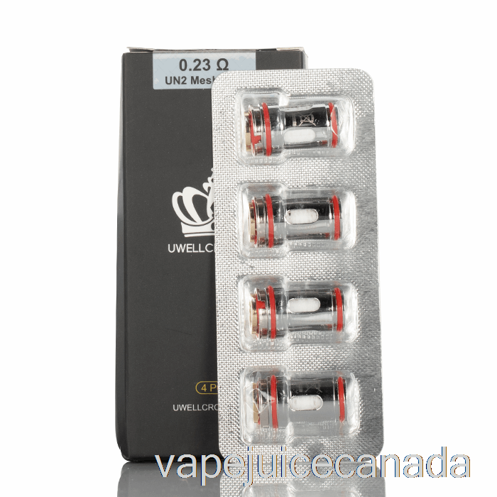Vape Disposable Canada Uwell CROWN 5 Replacement Coils 0.23ohm UN2 Single Mesh Coils